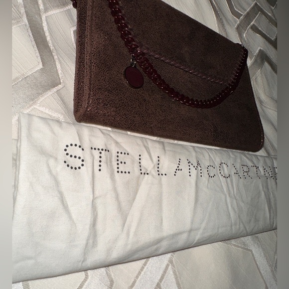 NWT Stella McCartney Falabella Vegan Leather Crossbody Burgundy - Picture 5 of 9